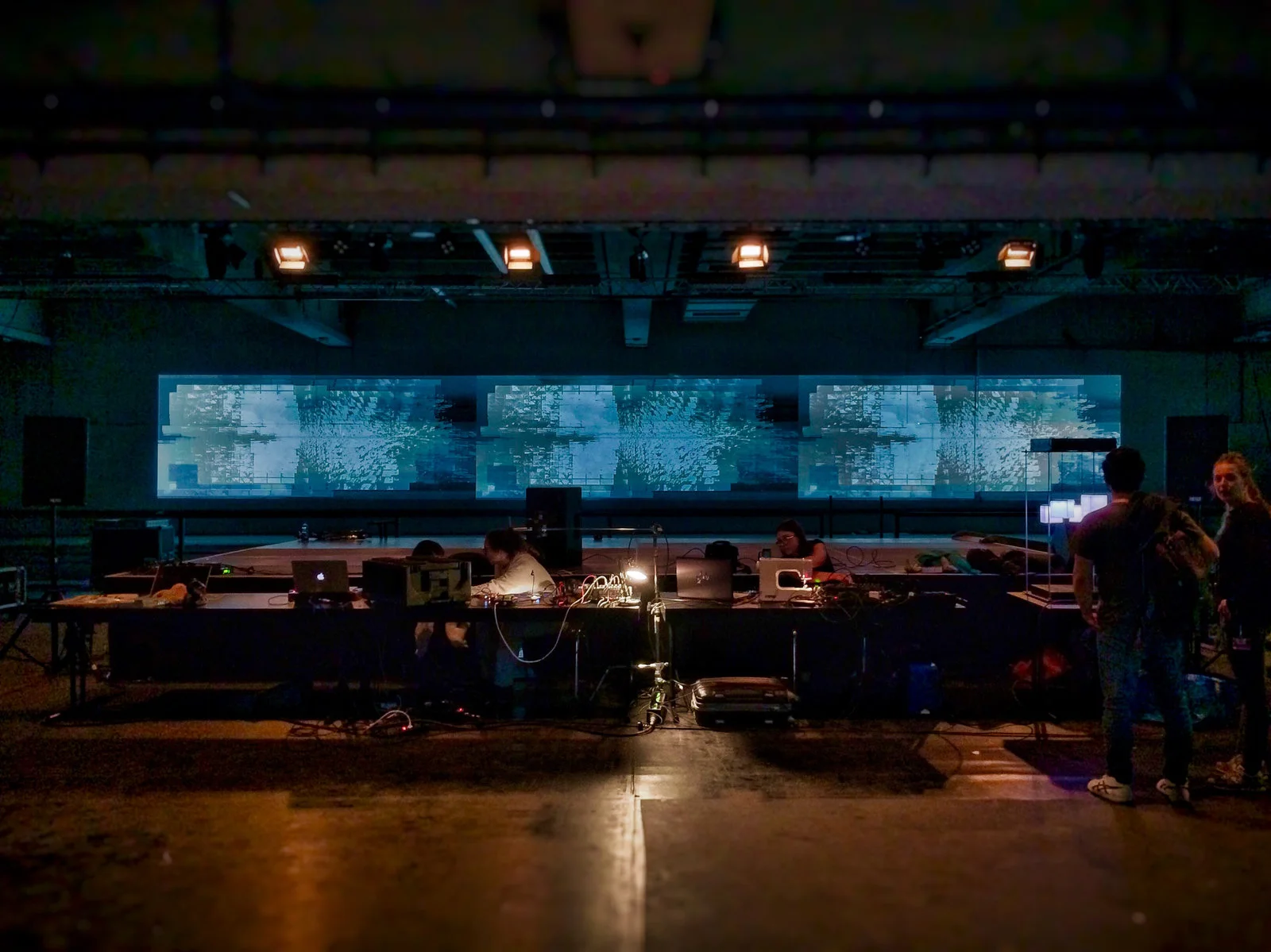 Videoinstallation beim ARS Electronica Festival in Linz